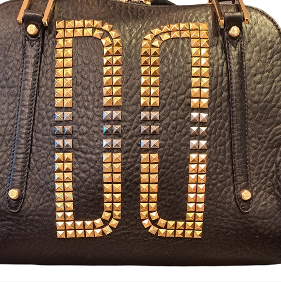 Daks London Studded Leather Shoulder Bag - Picture 2 of 10